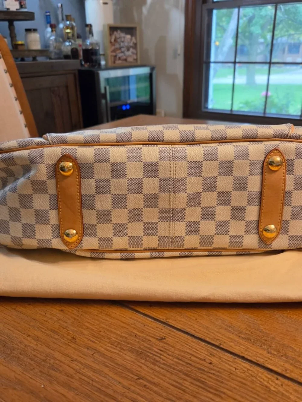 Louis Vuitton Damier Azur Galliera GM Shoulder Bag